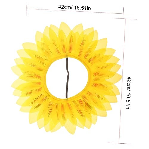 HONITANO Lustige Sonnenblumen Kopfbedeckung Erwachsene Einfach zu Tragen Party und Sportspiel Requisit Langlebiges Material Auffälliges Accessoire für Kindergarten und HONITANO Lustige Sonnenblumen Kopfbedeckung Erwachsene Einfach zu Tragen Party und Sportspiel Requisit Langlebiges Material Auffälliges Accessoire für Kindergarten und von HONITANO