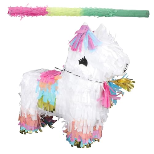 HONITANO Mini Party Pinata aus Papier Teilig mit Süße Alpaka Form Befüllbar mit Süßigkeiten als Geburtstag Dekoration und Partyspiel für Erwachsene HONITANO Mini Party Pinata aus Papier Teilig mit Süße Alpaka Form Befüllbar mit Süßigkeiten als Geburtstag Dekoration und Partyspiel für Erwachsene von HONITANO