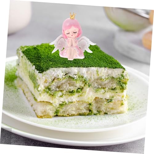 HONITANO Miniatur Resin Engel Mädchen Tortendeko Rosa Cupcake Puppe Cake Topper für Geburtstag Shower Party Tischdeko Niedliche Figur für Auto und Zuhause HONITANO Miniatur Resin Engel Mädchen Tortendeko Rosa Cupcake Puppe Cake Topper für Geburtstag Shower Party Tischdeko Niedliche Figur für Auto und Zuhause von HONITANO