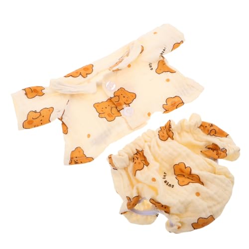 HONITANO Plüschbär Schlafanzüge aus Weichem Austauschbare Kuscheltier Kleidung Niedliche Puppen Outfits mit Zubehör Fördert Kreatives Rollenspiel und Kuschelkomfort HONITANO Plüschbär Schlafanzüge aus Weichem Austauschbare Kuscheltier Kleidung Niedliche Puppen Outfits mit Zubehör Fördert Kreatives Rollenspiel und Kuschelkomfort von HONITANO