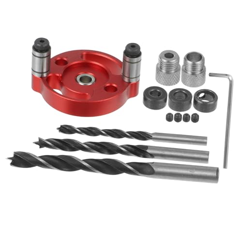 HONITANO Präziser Bohrer Bohrhilfe aus Aluminiumlegierung und Eisen Gerades Bohren für Holzverarbeitung Langlebiges Pocket Hole Tool für Starke Verbindungen Geeignet für Schreiner und HONITANO Präziser Bohrer Bohrhilfe aus Aluminiumlegierung und Eisen Gerades Bohren für Holzverarbeitung Langlebiges Pocket Hole Tool für Starke Verbindungen Geeignet für Schreiner und von HONITANO