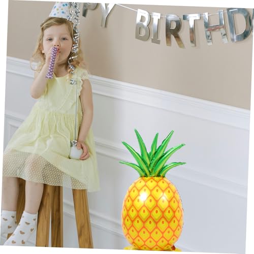 HONITANO Stehender Ananas Folienballon Hawaii Party Dekoration Lebensecht und Farbenfroh Aluminiumfolie Vielseitig als Fotorequisite und Sommerparty Accessoire HONITANO Stehender Ananas Folienballon Hawaii Party Dekoration Lebensecht und Farbenfroh Aluminiumfolie Vielseitig als Fotorequisite und Sommerparty Accessoire von HONITANO