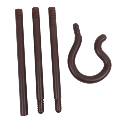 HONITANO Stock Zuckerrohr Kostüm Personal-kostüm-Requisite Halloween-Cosplay-zubehör Halloween Cane Hand Halloween-Stick Rohrstütze Tanzrohrkrücke Zuckerrohr-Requisiten- Brown Plastik HONITANO Stock Zuckerrohr Kostüm Personal-kostüm-Requisite Halloween-Cosplay-zubehör Halloween Cane Hand Halloween-Stick Rohrstütze Tanzrohrkrücke Zuckerrohr-Requisiten- Brown Plastik von HONITANO