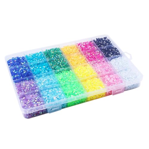HONITANO Strasssteine Für DIY Fächer Mit Glitzernden Jelly Resin Dekoren Für Maniküre Für Familie von HONITANO