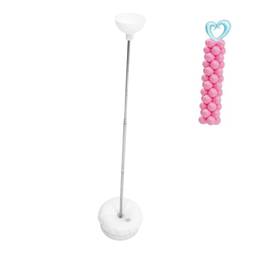 HONITANO Verstellbares Ballonbogen Standset mit Wasserfüllbarem Teleskopstange Rundfuß Wiederverwendbar für Partydekoration Hochzeit Geburtstag Tisch und Eventmittelstücke von HONITANO