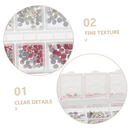 HONMEET 1 Schachtel Box mit Vielfältigen Strasssteinen für Nägel Kreative Nageldekorationen Flache Rückseite Nail Art Ornamente Vielseitig für Alltag und Besondere Anlässe Nail Charms HONMEET 1 Schachtel Box mit Vielfältigen Strasssteinen für Nägel Kreative Nageldekorationen Flache Rückseite Nail Art Ornamente Vielseitig für Alltag und Besondere Anlässe Nail Charms von HONMEET