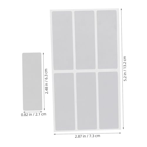 HONMEET 10 Blatt Selbstklebende Papieretiketten Mittlere Langlebig Beschreibbar für Büro Haushalt und Organisation Weiße Reminder Identifikationsaufkleber Einfach Anzubringen und HONMEET 10 Blatt Selbstklebende Papieretiketten Mittlere Langlebig Beschreibbar für Büro Haushalt und Organisation Weiße Reminder Identifikationsaufkleber Einfach Anzubringen und von HONMEET