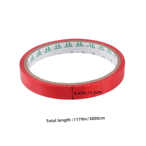 HONMEET 10 Rollen Rotes Verpackungsband Langlebig und Flexibel Farbiges DIY Dichtungsband zum Verschließen und Verpacken Multifunktionales Klebeband für Effizientes Versiegeln und Bündeln von HONMEET