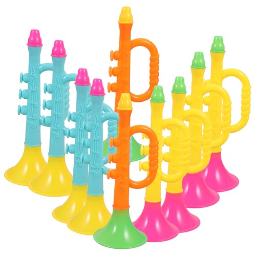 HONMEET 10 Stück Teiliges Realistische Nachbildung Farblich Sortiert Pädagogisches Musikinstrument zur Musikalischer Fähigkeiten und Kreativer Entwicklung Zufällige Farbe Zufällige Farbe von HONMEET