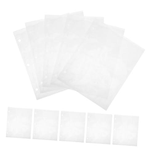 HONMEET 10 Stück Transparente PP Innenhüllen für Kartencover Mikron Dicke Schutzhüllen für Sammelkarten Fotokarten und Sportkarten Passende Nachfüllseiten für Ringbuch Alben HONMEET 10 Stück Transparente PP Innenhüllen für Kartencover Mikron Dicke Schutzhüllen für Sammelkarten Fotokarten und Sportkarten Passende Nachfüllseiten für Ringbuch Alben von HONMEET