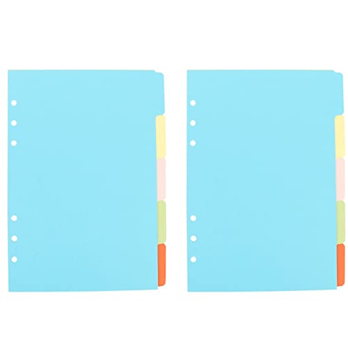 HONMEET 10 Stück Trennblätter Set mit Farbigen Tabs Indexseiten für Ringbuch und Notizbuch Organisieren von Berichten und Präsentationen HONMEET 10 Stück Trennblätter Set mit Farbigen Tabs Indexseiten für Ringbuch und Notizbuch Organisieren von Berichten und Präsentationen von HONMEET