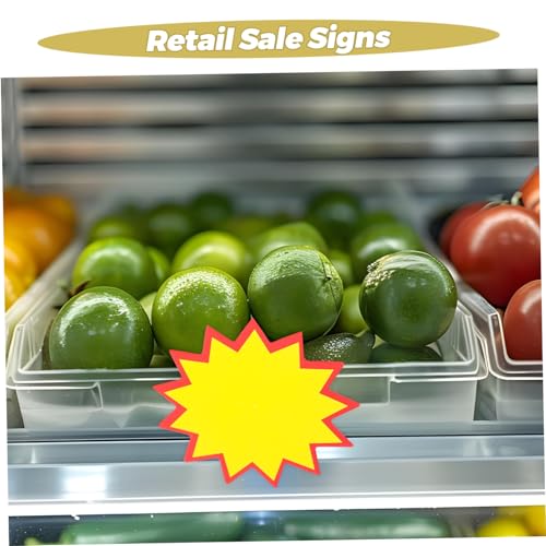 HONMEET 100 Stück Preisschilder Stabile Papier etiketten Leere Verkaufsschilder für Obst Gemüse Einzelhandel Supermarkt Hohe Sichtbarkeit und Vielseitige Anwendung HONMEET 100 Stück Preisschilder Stabile Papier etiketten Leere Verkaufsschilder für Obst Gemüse Einzelhandel Supermarkt Hohe Sichtbarkeit und Vielseitige Anwendung von HONMEET