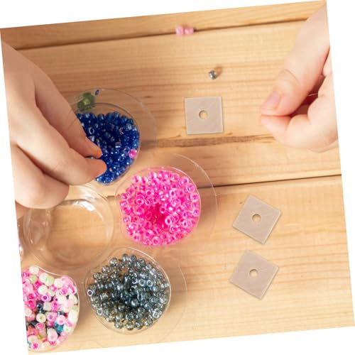HONMEET 100 Stück Quadratische Unbehandelte Holzperlen für DIY Schmuck Basteln Dekoration Natürliche Holzblöcke Vielseitig Einsetzbar für Kreative Handwerksprojekte von HONMEET