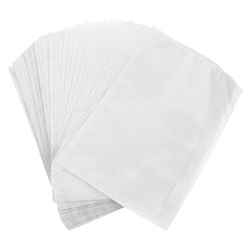 HONMEET 100 Stück Transparente Selbstklebende Versandtaschen mit Sichtfenster Langlebige Kunststoff Lieferscheintaschen für Rechnungen Versandetiketten und Dokumente für Mailing und von HONMEET