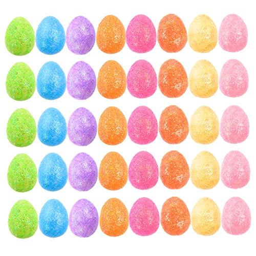 HONMEET 100Stücke Ostereier Glitzernde Dekoration für DIY Projekte und Festtagsdekoration für Hotels Einkaufszentren und Kinderüberraschungen HONMEET 100Stücke Ostereier Glitzernde Dekoration für DIY Projekte und Festtagsdekoration für Hotels Einkaufszentren und Kinderüberraschungen von HONMEET