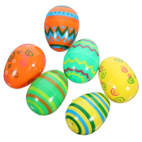 HONMEET 12 Stück Teiliges Bunte Wiederverwendbare Ostereier aus Bruchfestem Kunststoff Geöffnete Füll Eier für Osterparty Deko Ostereiersuche und Geschenkverpackung für Familien HONMEET 12 Stück Teiliges Bunte Wiederverwendbare Ostereier aus Bruchfestem Kunststoff Geöffnete Füll Eier für Osterparty Deko Ostereiersuche und Geschenkverpackung für Familien von HONMEET