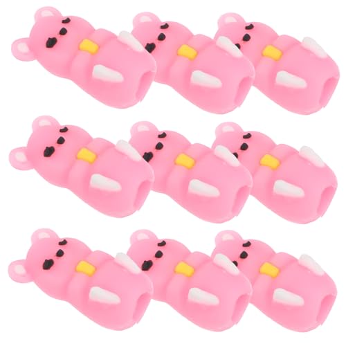 HONMEET 12 Stück Teiliges Silikon Stiftkappen mit Niedlichen Cartoon motiven Bleistiftverlängerer und Schutzkappen für Farbstifte Gelstifte und Schreibgeräte Rosa für Büro und Schule HONMEET 12 Stück Teiliges Silikon Stiftkappen mit Niedlichen Cartoon motiven Bleistiftverlängerer und Schutzkappen für Farbstifte Gelstifte und Schreibgeräte Rosa für Büro und Schule von HONMEET