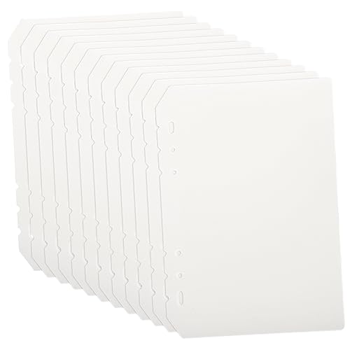 HONMEET 12 Stück Transparente Matte PP Trennblätter Teilig für Ringbuch Beschreibbare Registerkarten Wiederverwendbare Seitenmarker für Notizbuch und Ordnerorganisation HONMEET 12 Stück Transparente Matte PP Trennblätter Teilig für Ringbuch Beschreibbare Registerkarten Wiederverwendbare Seitenmarker für Notizbuch und Ordnerorganisation von HONMEET