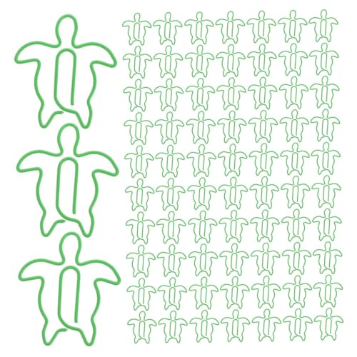 HONMEET 120 Stück Schildkrötenpapiernadel Süße Schildkrötenklammern Schildkröte -formpulseclip Turtle Lesezeichen Metall-tier-büroklammern Papier-dokumentenklammern Hellgrün HONMEET 120 Stück Schildkrötenpapiernadel Süße Schildkrötenklammern Schildkröte -formpulseclip Turtle Lesezeichen Metall-tier-büroklammern Papier-dokumentenklammern Hellgrün von HONMEET