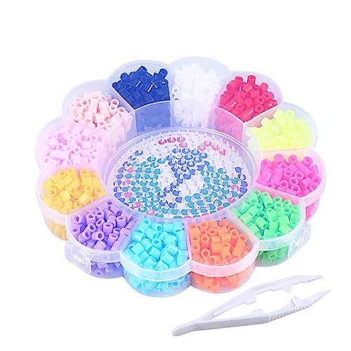 HONMEET 1200Stücke DIY Farben Bügelperlen für Ungiftige Bastelperlen Praktischer Sortierbox Kreative Bastelidee für Jungen und Mädchen HONMEET 1200Stücke DIY Farben Bügelperlen für Ungiftige Bastelperlen Praktischer Sortierbox Kreative Bastelidee für Jungen und Mädchen von HONMEET