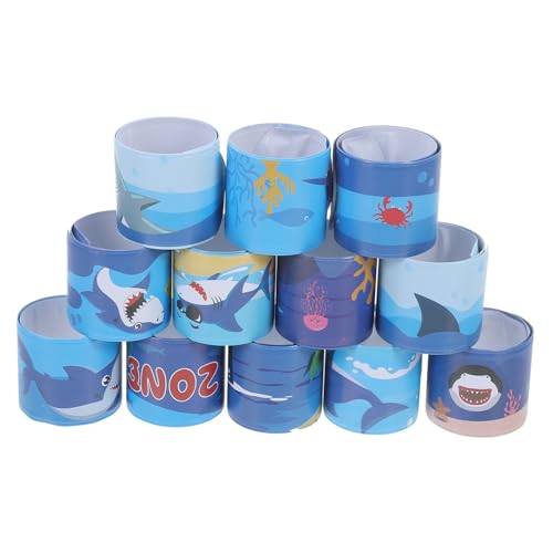 HONMEET 12Stücke Slap Armbänder für Snap Armbänder Kindergeburtstage Partys und Spielpreise Geschenkideen für Jungen von HONMEET