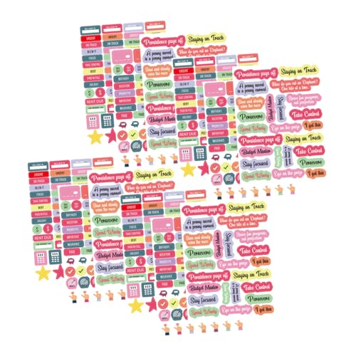 HONMEET 15pcs Planer Aufkleber Englisch Label Aufkleber Für Planer Scrapbook Supplies Aufkleber Aufkleber Aufkleber Dekorative Planer Aufkleber Accessoires von HONMEET