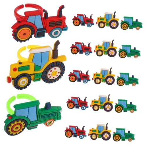 HONMEET 18 Stück Teiliges Kinderbauwagen Ring aus Kinderfreundlichem Kunststoff Bunte Baustellenfahrzeug Figuren Langlebig und Sicher als Partygeschenk Belohnung für Kindergeburtstag HONMEET 18 Stück Teiliges Kinderbauwagen Ring aus Kinderfreundlichem Kunststoff Bunte Baustellenfahrzeug Figuren Langlebig und Sicher als Partygeschenk Belohnung für Kindergeburtstag von HONMEET