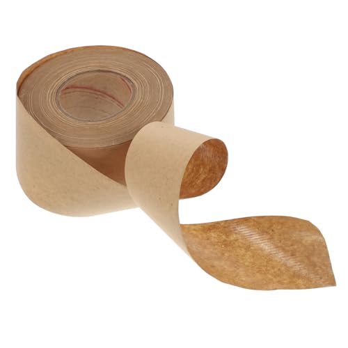 HONMEET 1Stück Wasseraktiviertes Kraftpapier Klebeband Beschreibbares Verpackungsband für DIY Projekte für Geschenkverpackungen und Bastelarbeiten von HONMEET
