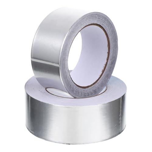 HONMEET 2 Rollen Hitzebeständiges Aluminiumfolie Klebeband Selbstklebend Ölbeständig Vielseitig für Küche Rohrschutz Präzise Geräte und Reparaturen HONMEET 2 Rollen Hitzebeständiges Aluminiumfolie Klebeband Selbstklebend Ölbeständig Vielseitig für Küche Rohrschutz Präzise Geräte und Reparaturen von HONMEET
