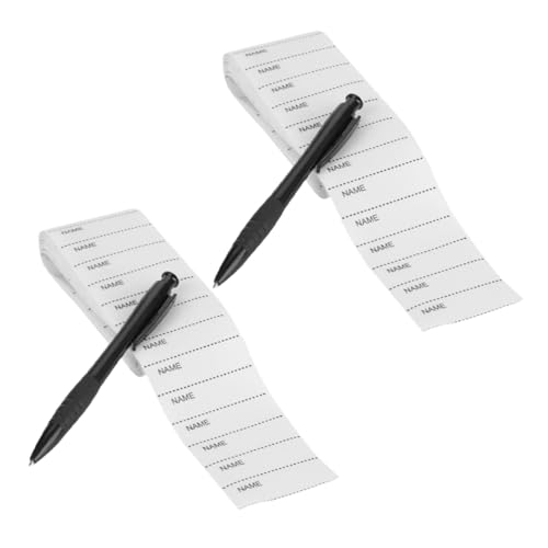 HONMEET 2 Sätze Selbstklebende Stoff-namensetiketten pro Rolle Beschreibbare Textilaufkleber für Kleidung Rucksack Schuhe Kindergarten Schuluniform Label für Vielseitig Bügelarm HONMEET 2 Sätze Selbstklebende Stoff-namensetiketten pro Rolle Beschreibbare Textilaufkleber für Kleidung Rucksack Schuhe Kindergarten Schuluniform Label für Vielseitig Bügelarm von HONMEET