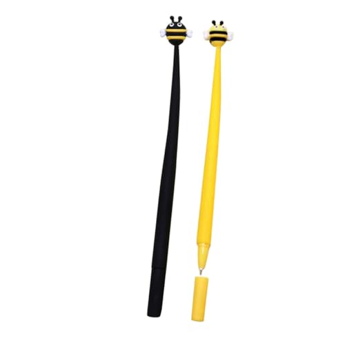 HONMEET 2 Stück Kreativer Silikonstift Feder Pastell Gelee Cartoon-Stifte Maskierung Tinte schreibwaren bürobedarf Kreativer Silikongelstift Biene Bürobedarf Cartoon-Gelstift Kieselgel HONMEET 2 Stück Kreativer Silikonstift Feder Pastell Gelee Cartoon-Stifte Maskierung Tinte schreibwaren bürobedarf Kreativer Silikongelstift Biene Bürobedarf Cartoon-Gelstift Kieselgel von HONMEET