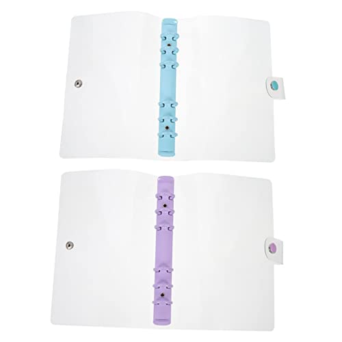 HONMEET 2 Stück PVC Loseblatt ordner Transparente Ringbuchhüllen in und Himmelblau Schützende Notebook cover für Schule und Büro Wiederverwendbare Kratzfeste Binder schutzhüllen HONMEET 2 Stück PVC Loseblatt ordner Transparente Ringbuchhüllen in und Himmelblau Schützende Notebook cover für Schule und Büro Wiederverwendbare Kratzfeste Binder schutzhüllen von HONMEET