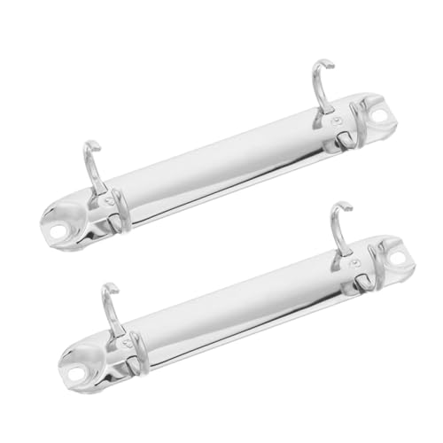 HONMEET 2 Stück Teiliges Metallring-mechanismus Binder Clip aus Robustem Metall Leicht für DIY Notizbuch Papieraufbewahrung Ersatz Ring Bindemittel Vielseitig und Langlebig HONMEET 2 Stück Teiliges Metallring-mechanismus Binder Clip aus Robustem Metall Leicht für DIY Notizbuch Papieraufbewahrung Ersatz Ring Bindemittel Vielseitig und Langlebig von HONMEET