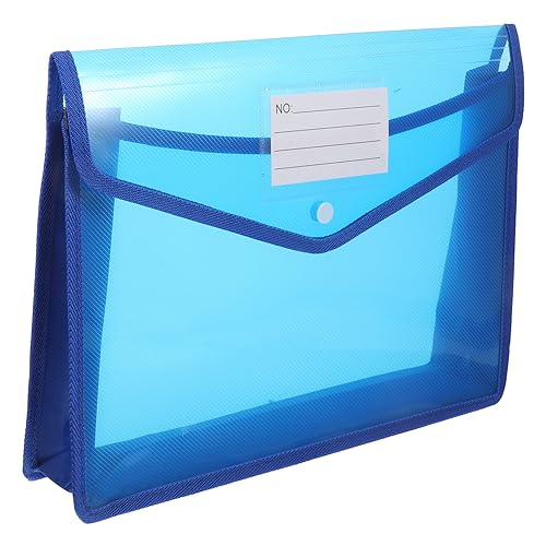 HONMEET 2 Stück Wasserdichte Dokumententasche Teiliges Robuster Ordner aus PP und Aluminiumlegierung Tragbare Organizer für Büro Schule und Geschäft mit Druckknopfverschluss für HONMEET 2 Stück Wasserdichte Dokumententasche Teiliges Robuster Ordner aus PP und Aluminiumlegierung Tragbare Organizer für Büro Schule und Geschäft mit Druckknopfverschluss für von HONMEET