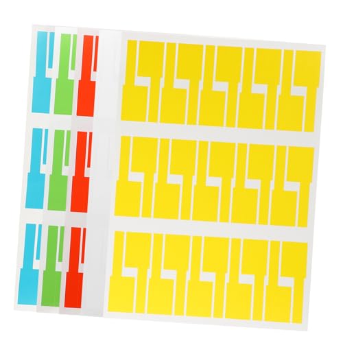 HONMEET 20 Blatt Selbstklebende Kabeletiketten Bögen Bunte Netzwerkkabel Aufkleber Reißfest Beschriftbare Kabelmarker für Büro Zuhause Computerraum Kompatibel mit Nadeldrucker und HONMEET 20 Blatt Selbstklebende Kabeletiketten Bögen Bunte Netzwerkkabel Aufkleber Reißfest Beschriftbare Kabelmarker für Büro Zuhause Computerraum Kompatibel mit Nadeldrucker und von HONMEET