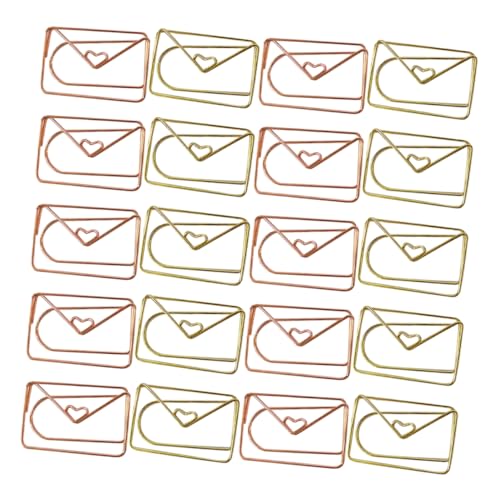 HONMEET 20 Stück Büroklammern Teiliges Niedliche Papierclips in Roségold und Gold für Dokumente Briefe und Bürobedarf Vielseitige Organizer für Büro Schule und Zuhause HONMEET 20 Stück Büroklammern Teiliges Niedliche Papierclips in Roségold und Gold für Dokumente Briefe und Bürobedarf Vielseitige Organizer für Büro Schule und Zuhause von HONMEET