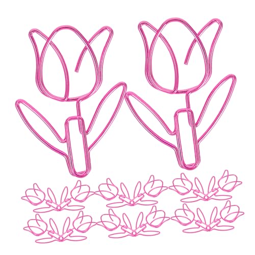 HONMEET 20 Stück Teiliges Bunte Tulpen büroklammern aus Metall Süße Blumenform Rutschfester Halt Vielseitig für Schule Büro und Dokumentenorganisation Leicht und Tragbar HONMEET 20 Stück Teiliges Bunte Tulpen büroklammern aus Metall Süße Blumenform Rutschfester Halt Vielseitig für Schule Büro und Dokumentenorganisation Leicht und Tragbar von HONMEET