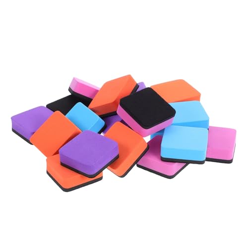 HONMEET 20 Stück Teiliges Magnetisches Whiteboard Filz-bottom Quadratische Wiederverwendbare Tafelwischer für Klassenzimmer Büro und Zuhause Sanfte Reinigung ohne Kratzer HONMEET 20 Stück Teiliges Magnetisches Whiteboard Filz-bottom Quadratische Wiederverwendbare Tafelwischer für Klassenzimmer Büro und Zuhause Sanfte Reinigung ohne Kratzer von HONMEET