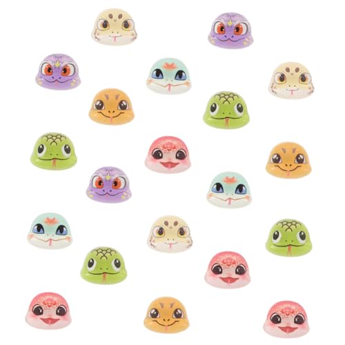HONMEET 20 Stück Teiliges Resin Nagelschmuck mit Schlangenkopf Charms Langlebige Nageldekoration für Diy Nail Art Detaillierte Schlange Jahr Accessoires Geeignet für Trendige Maniküre HONMEET 20 Stück Teiliges Resin Nagelschmuck mit Schlangenkopf Charms Langlebige Nageldekoration für Diy Nail Art Detaillierte Schlange Jahr Accessoires Geeignet für Trendige Maniküre von HONMEET