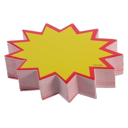 HONMEET 200 Stück Beschreibbare Preisschilder für Einzelhandel und Garage Wiederverwendbare Papier etiketten für Verkaufsförderung im Supermarkt Abwischbare Preisschilder für Ladenwerbung von HONMEET