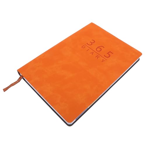 HONMEET 2025 Undatierter Wochenplaner Studienplaner Wöchentlicher Notizblock Tagesplaner Für Die Schule Notizbuch Blau Zeitplaner Undatierter Monatsplaner Zu Täglicher Planer Papier Orange von HONMEET