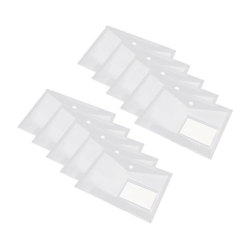 HONMEET 20Stücke Dokumentenbeutel Transparent aus Hochwertigem Material Leicht und Tragbar für Optimalen Schutz Ihrer Unterlagen für Büro und Schule von HONMEET