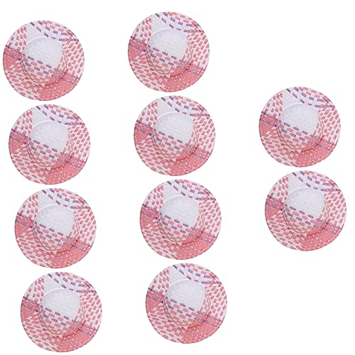 HONMEET 20pcs Mini Puppenhüte Miniatur -strohhüte Mini -Imitation Strohhüte Miniatur Gewebte Puppenhüte HONMEET 20pcs Mini Puppenhüte Miniatur -strohhüte Mini -Imitation Strohhüte Miniatur Gewebte Puppenhüte von HONMEET