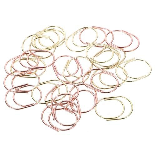 HONMEET 24Stücke Kreative Büroklammern aus Metall Dokumentenklammern und Roségold für Schule Büro und Zuhause Vielseitig Einsetzbar HONMEET 24Stücke Kreative Büroklammern aus Metall Dokumentenklammern und Roségold für Schule Büro und Zuhause Vielseitig Einsetzbar von HONMEET