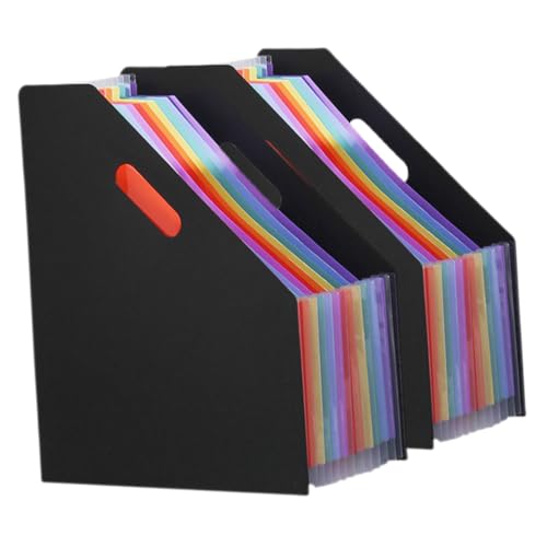 HONMEET 2Stücke Dateiordner Bunter Organizer für Dokumente Stabiler Ordner mit Großem Fassungsvermögen für Ordentliche Aufbewahrung HONMEET 2Stücke Dateiordner Bunter Organizer für Dokumente Stabiler Ordner mit Großem Fassungsvermögen für Ordentliche Aufbewahrung von HONMEET
