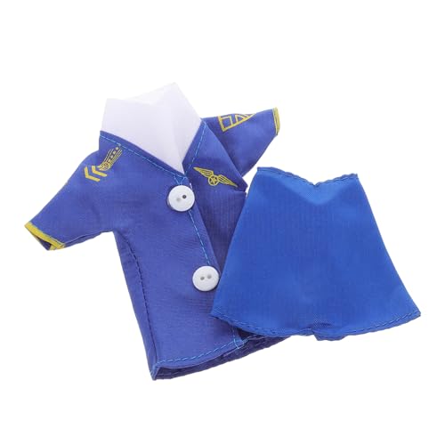 HONMEET 2pcs Fashion Doll Kleidung Für 30 cm Puppen Flugbegleiter Uniform Und Rock Set Doll Dress -up Accessoires Für Mädchen Puppenkostüme Spielen Requisiten von HONMEET