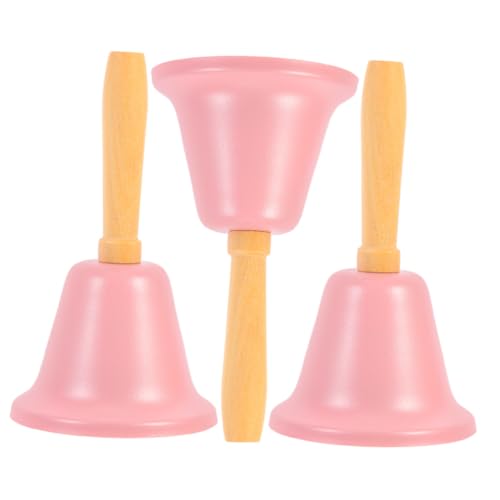 HONMEET 3 Stück Handglocke Laute Metall Handglocken für Service Klassenzimmer Dinner Vielseitig Einsetzbar Leicht Tragbar Signal Alarmfunktion HONMEET 3 Stück Handglocke Laute Metall Handglocken für Service Klassenzimmer Dinner Vielseitig Einsetzbar Leicht Tragbar Signal Alarmfunktion von HONMEET