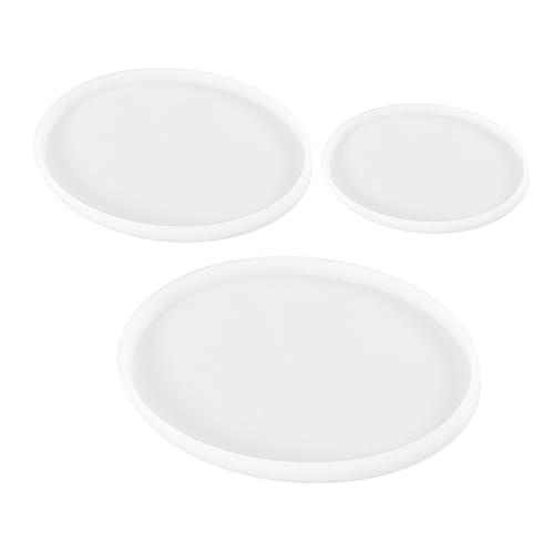 HONMEET 3Stücke Silikonformen für Tischdekoration Diy Kristall Epoxy Gießform Handgemachte Silikonform für Kreative Bastelprojekte Dekorationswerkzeug für Zuhause von HONMEET