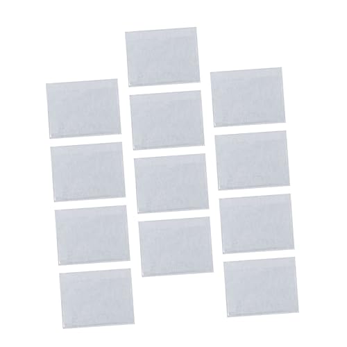 HONMEET 30Stücke Selbstklebende Indexkartenhalter Transparente Bibliothekskartentaschen Top Open Kartenhalter für Büro Schule Zuhause Schutz Organisation von HONMEET