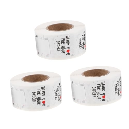 HONMEET 3Roll Dankeschön-aufkleber Rund Selbstklebend für Kleine Unternehmen Verpackung und Umschläge Ablösbar ohne Rückstände Farbintensiv für Versand Party und Geschenke HONMEET 3Roll Dankeschön-aufkleber Rund Selbstklebend für Kleine Unternehmen Verpackung und Umschläge Ablösbar ohne Rückstände Farbintensiv für Versand Party und Geschenke von HONMEET